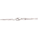 14KT White Gold 0.21ctw Diamond Tanzanite Pear Shape Pendant