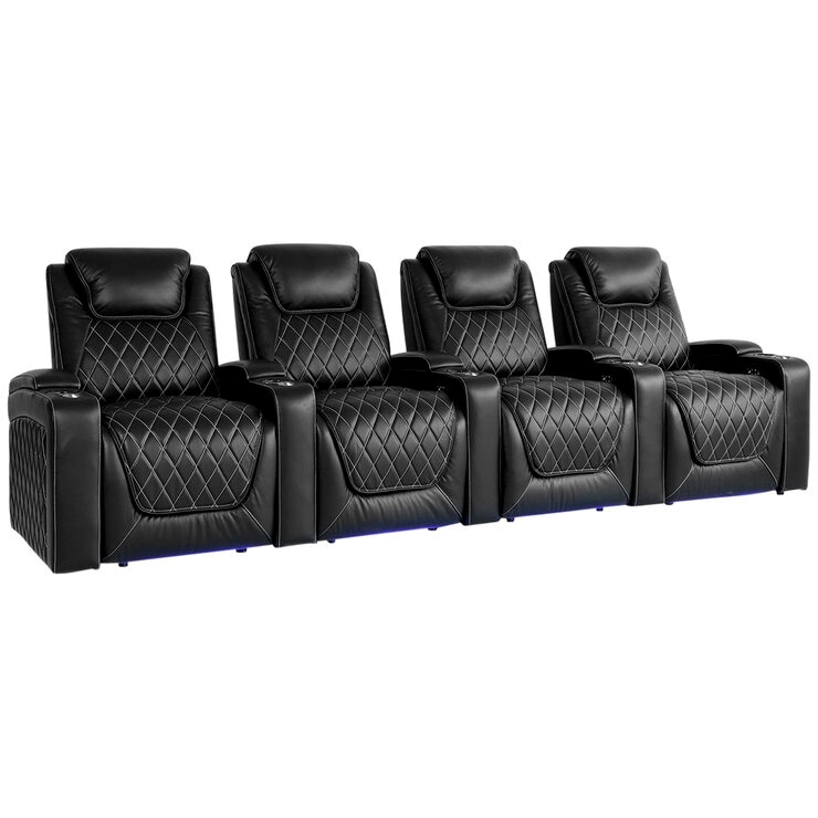 Valencia Home Theatre Oslo Edition 4 Seater Black Valencia Home Theatre Oslo Edition 4 Seater Black