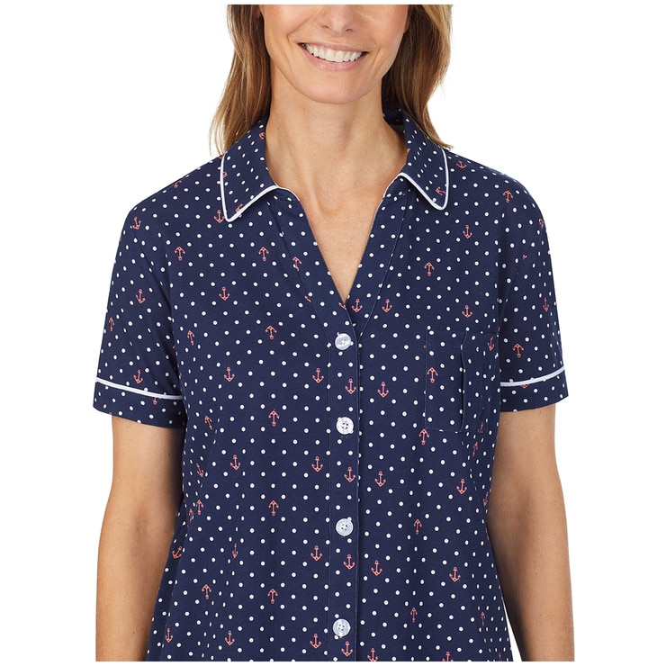 Nautica Women's Pyjama Set 2pc Navy Costco Australia