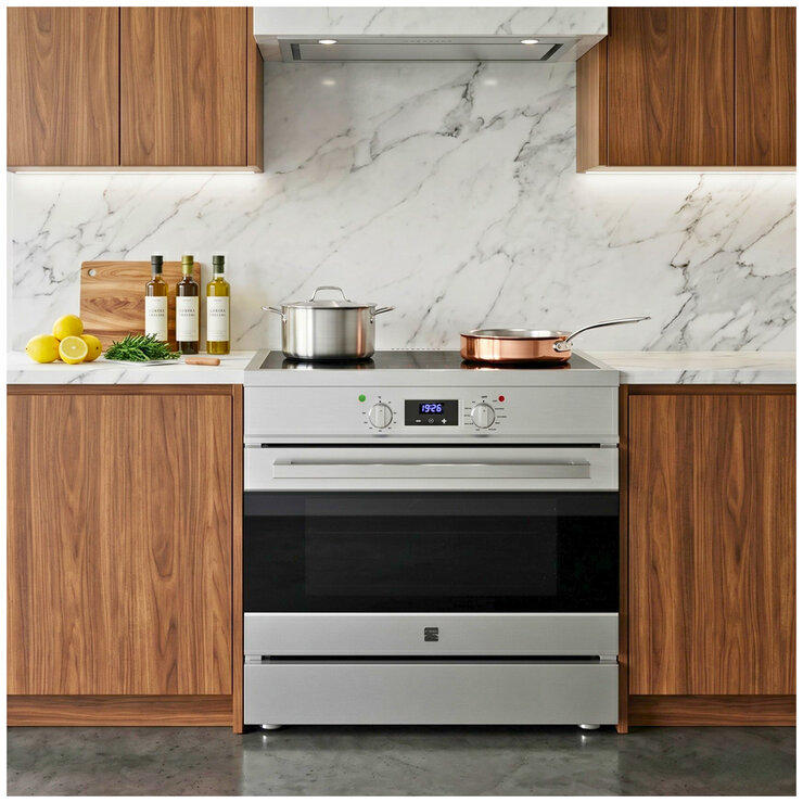 Kenmore 90cm Freestanding Induction Range Cooker with Air Fry KKIR90-AFAU Kenmore 90cm Freestanding Induction Range Cooker with Air Fry KKIR90-AFAU