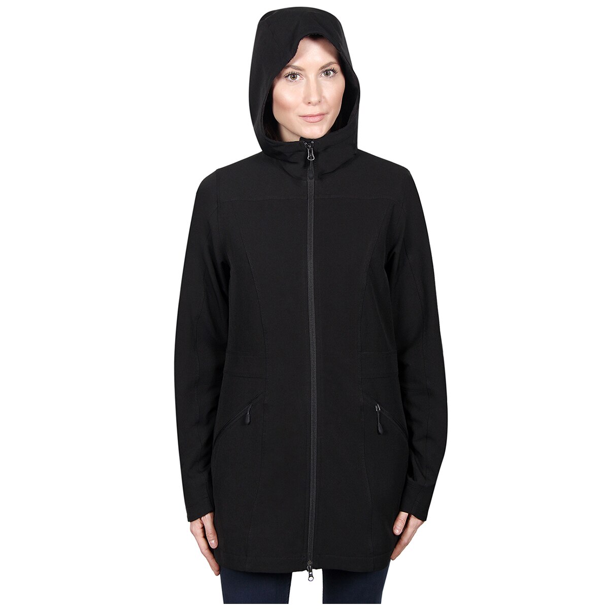 Long Softshell Jacket Black 