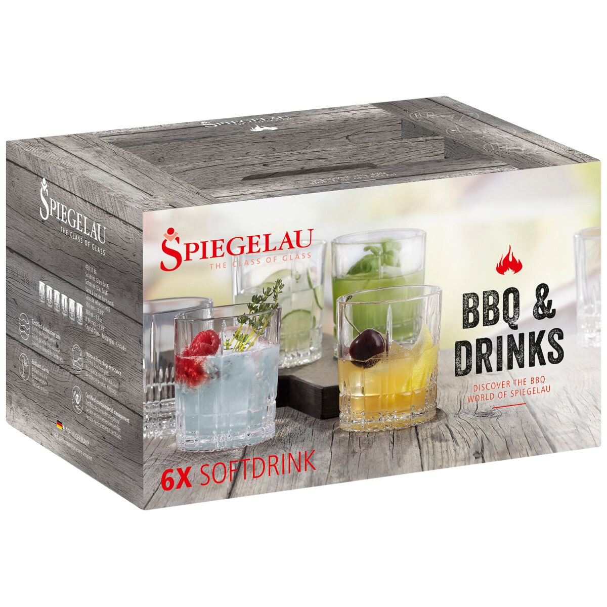 Spiegelau BBQ & Drinks Soft Drink 6 Piece Set Costco Australia