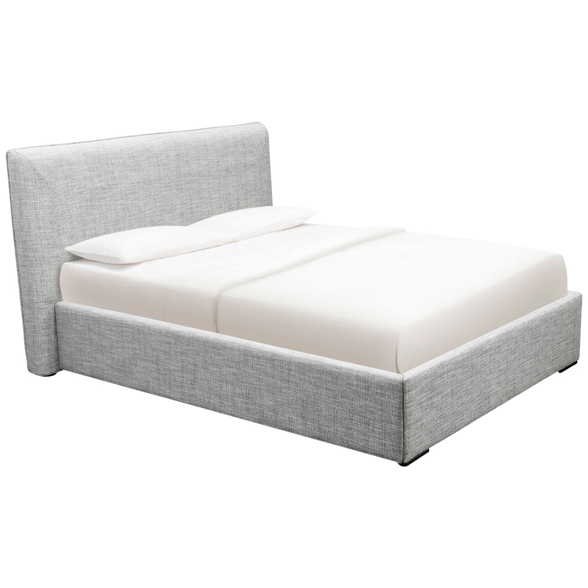 Moran Ora King Bedhead with Encasement and Slats Steel
