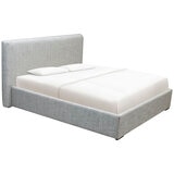 Moran Ora King Bedhead with Encasement and Slats Steel