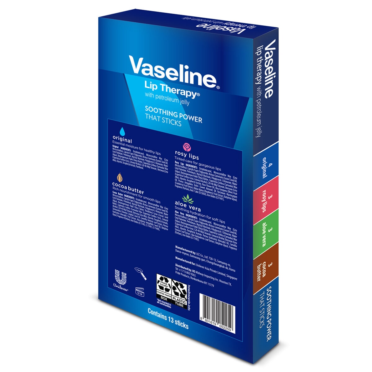 Vaseline Lip Balm 13 sticks Vaseline Lip Balm 13 sticks