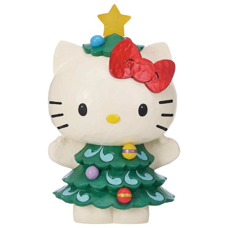 Jim Shore Hello Kitty Dressed as a Christmas Tree Jim Shore Hello Kitty Dressed as a Christmas Tree