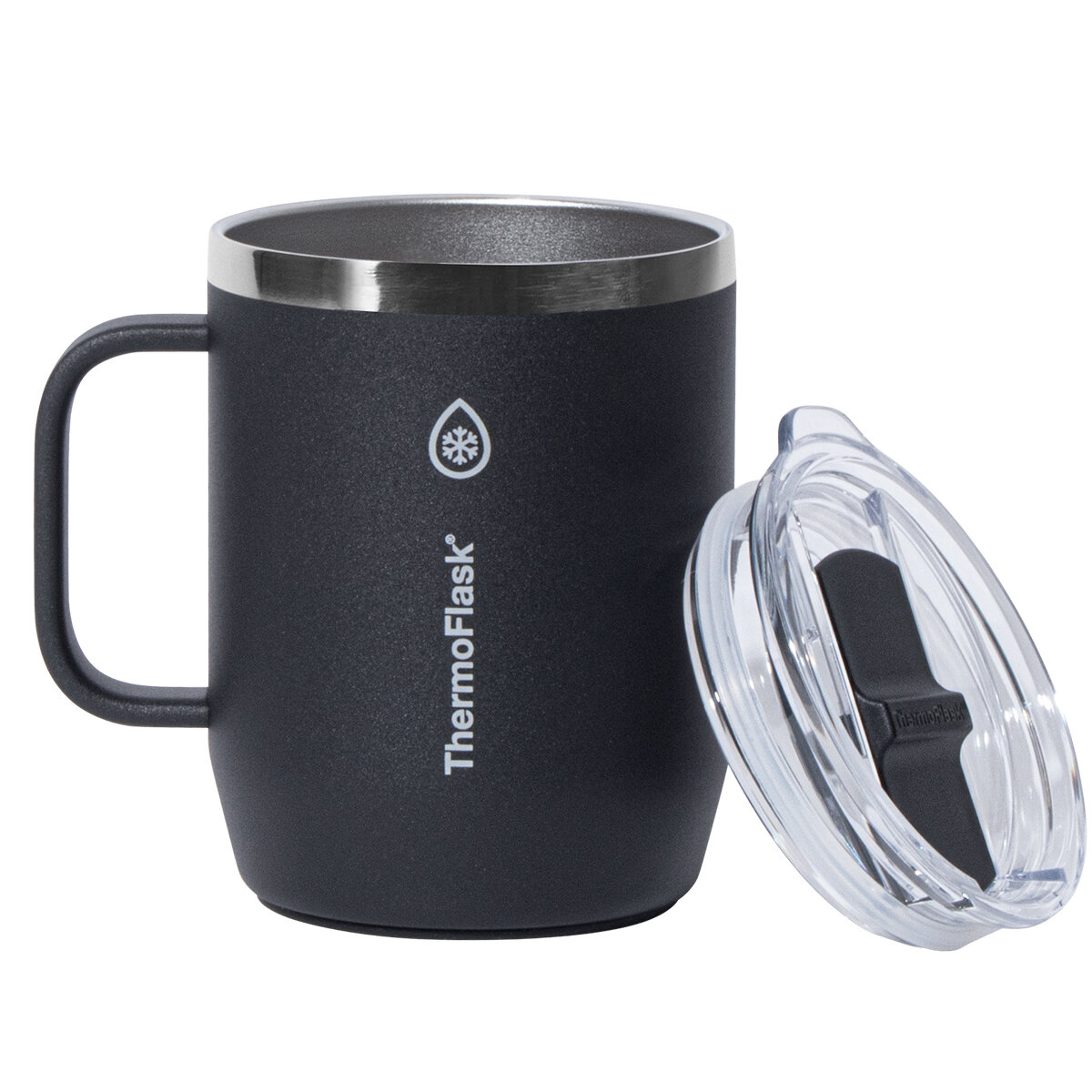 Thermoflask Coffee Mugs 2 Piece Set Teal Black