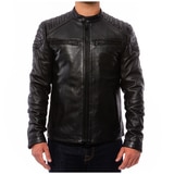 SuperDry Leather Jacket - Black