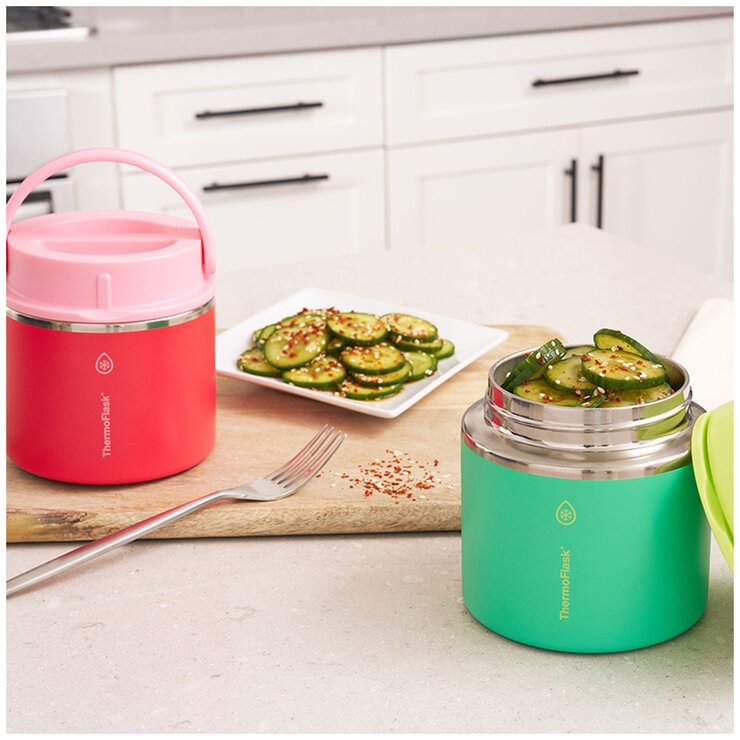 ThermoFlask 590ml Insulated Food Jar 2 Pack