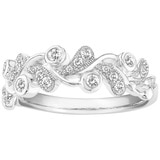 0.25ctw Diamond Leaf Fashion Band