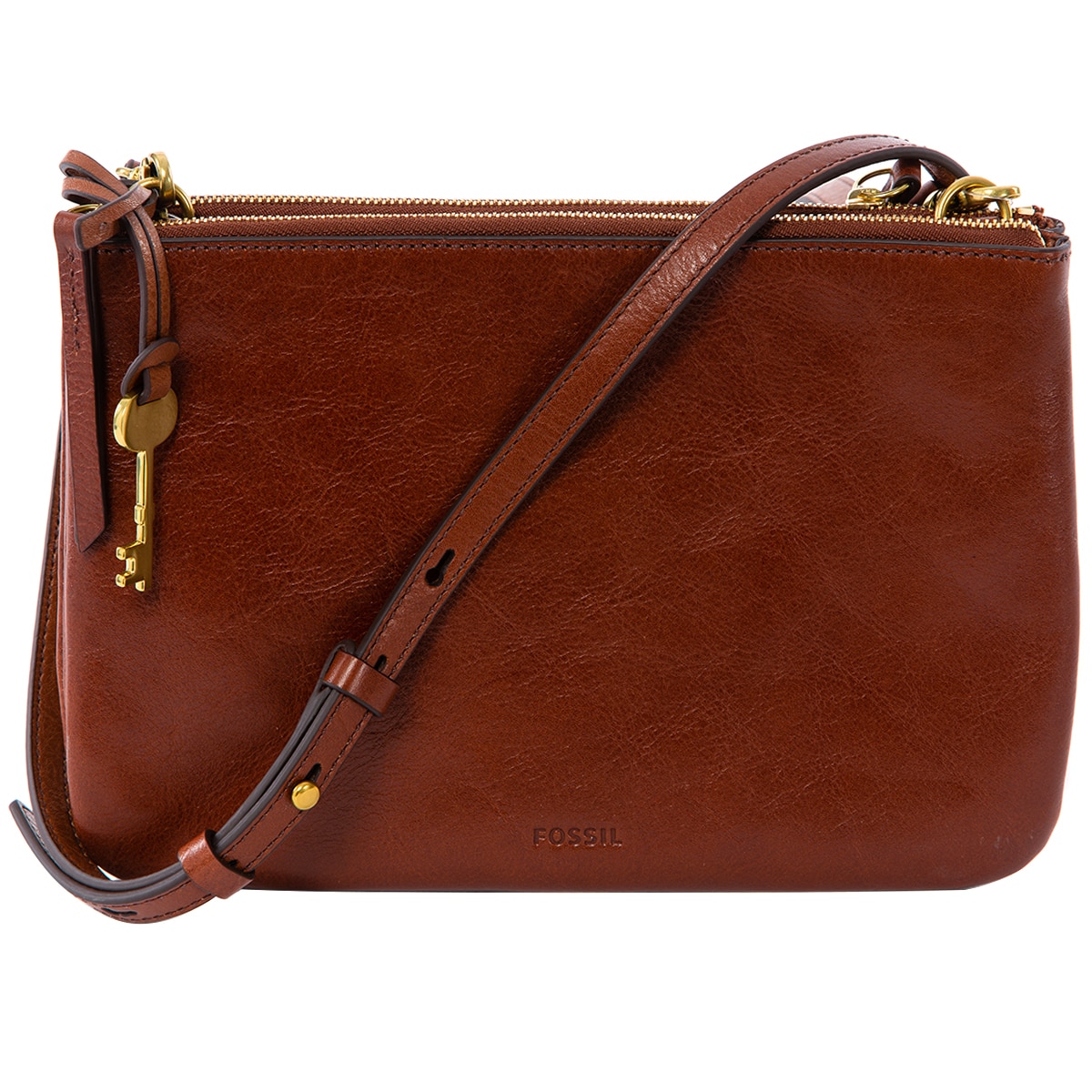 Fossil Devon Crossbody - Brown