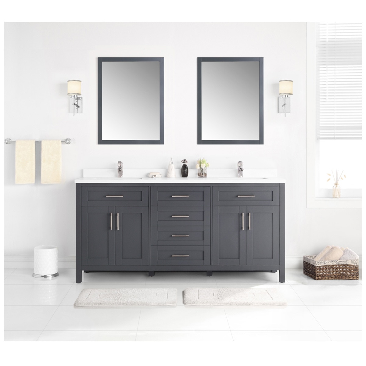 OVE 72" Bath Charcoal Lakeview Vanity