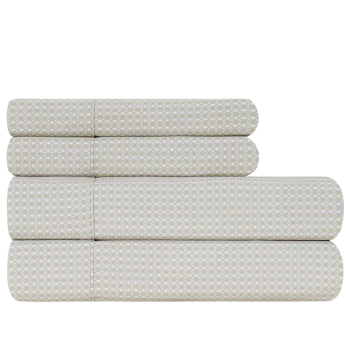 South Point Home Fashions Poly Flannel King Single Sheet Set 4 Piece