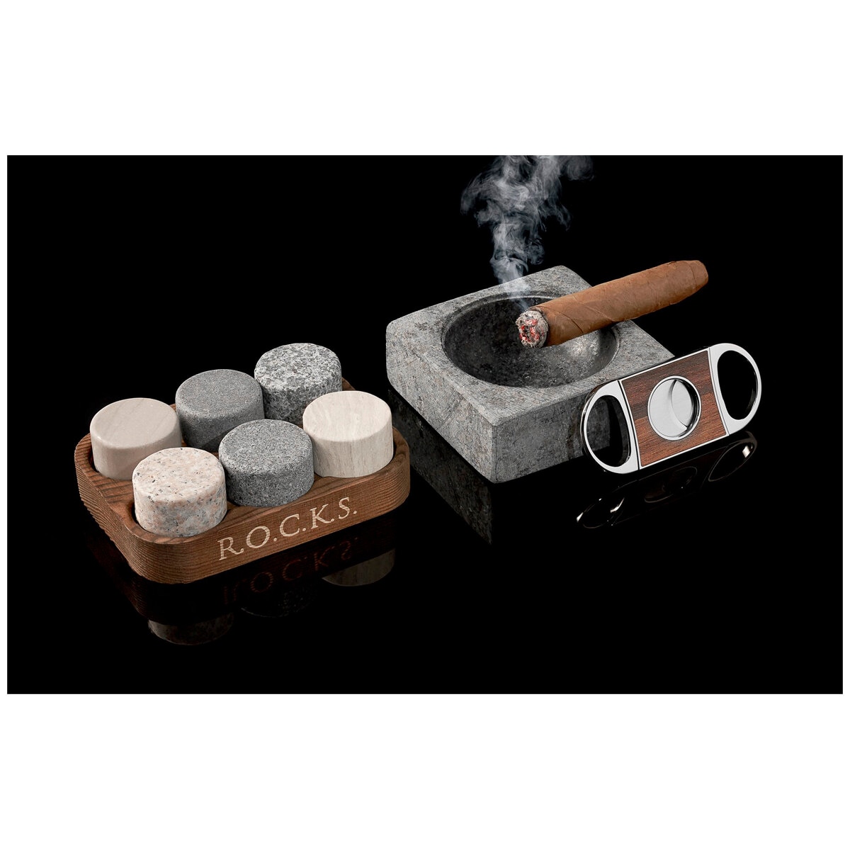 Wine Stash Cigar and Whisky Gift Set