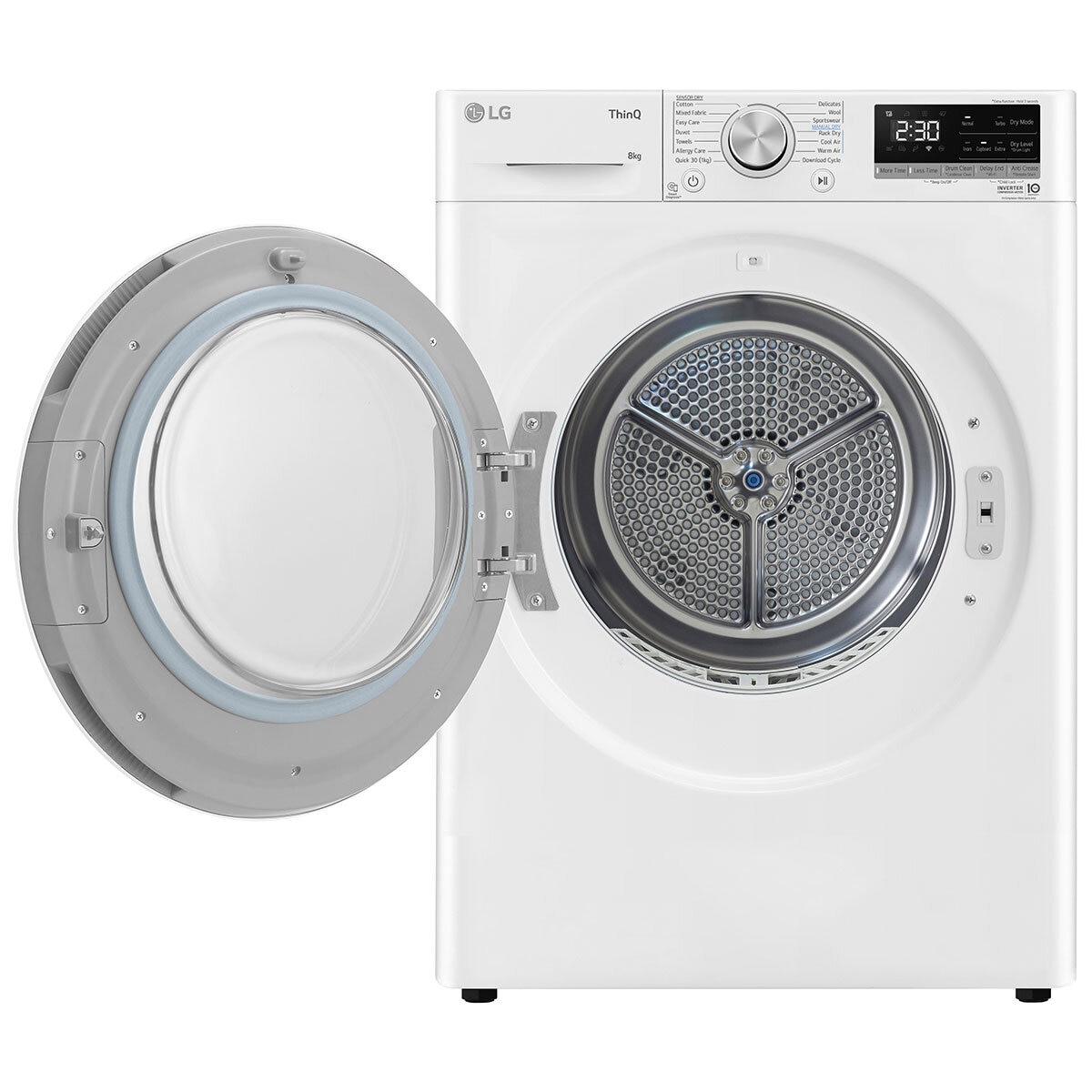 LG 8kg Heat Pump Dryer DVH5-08W White