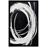 Cafe Lighting and Living Gone With The Wind Canvas Painting, Black-White/