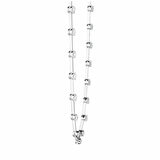 18KT White Gold VS2 I 1.00ctw Diamond Classic Line Necklace 18KT White Gold VS2 I 1.00ctw Diamond Classic Line Necklace