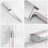 Cangshan Rainer Series Knife Block 8 Piece Set White