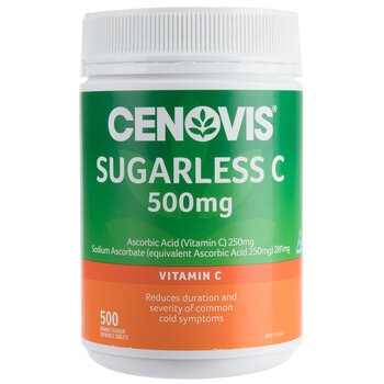 Cenovis Sugarless C 500mg 500 Tablets