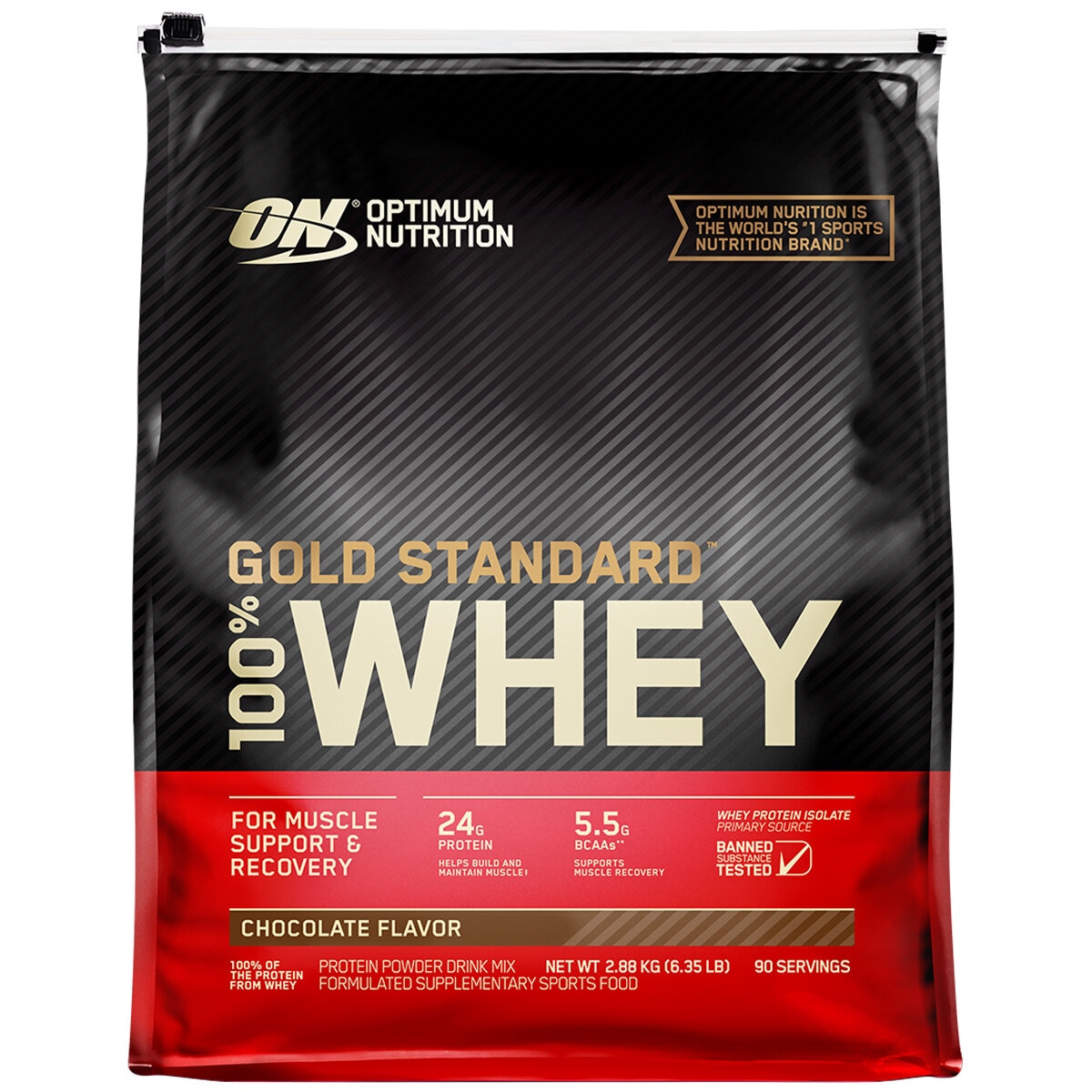 Optimum Nutrition Gold Standard 100% Whey Protein 2.79kg Chocolate