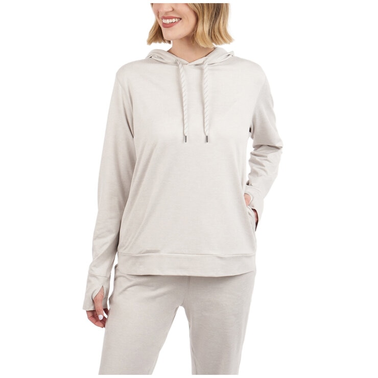 Kirkland Signature Women's Lightweight Pullover Hoodie Cream AU X-Large