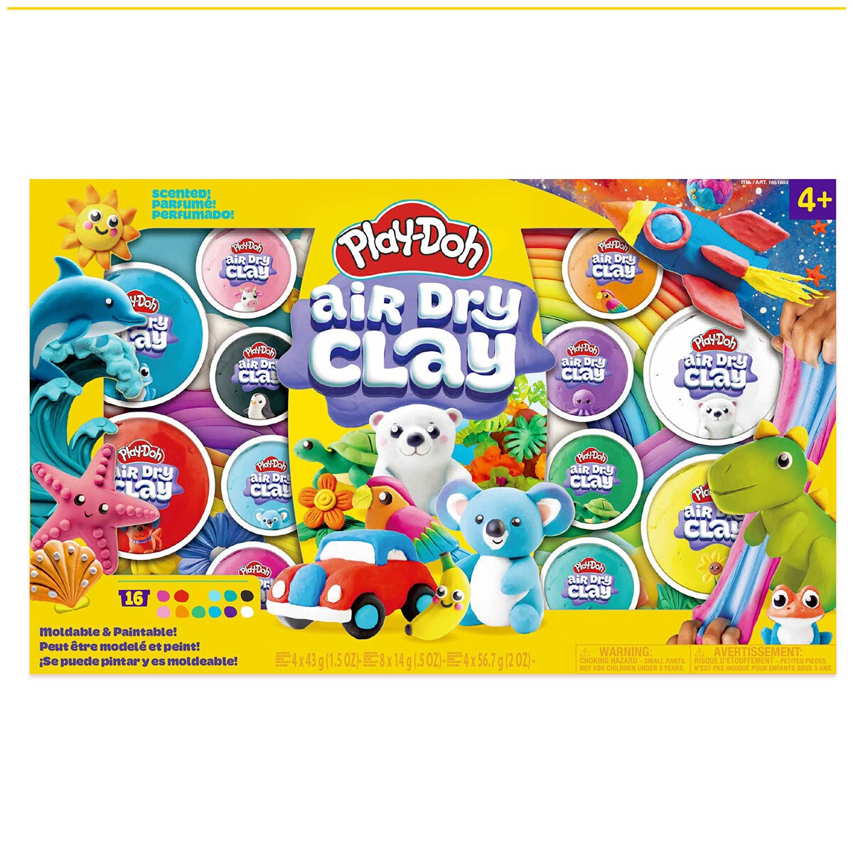 Play-Doh Variety and Air-Dry Clay Assortment