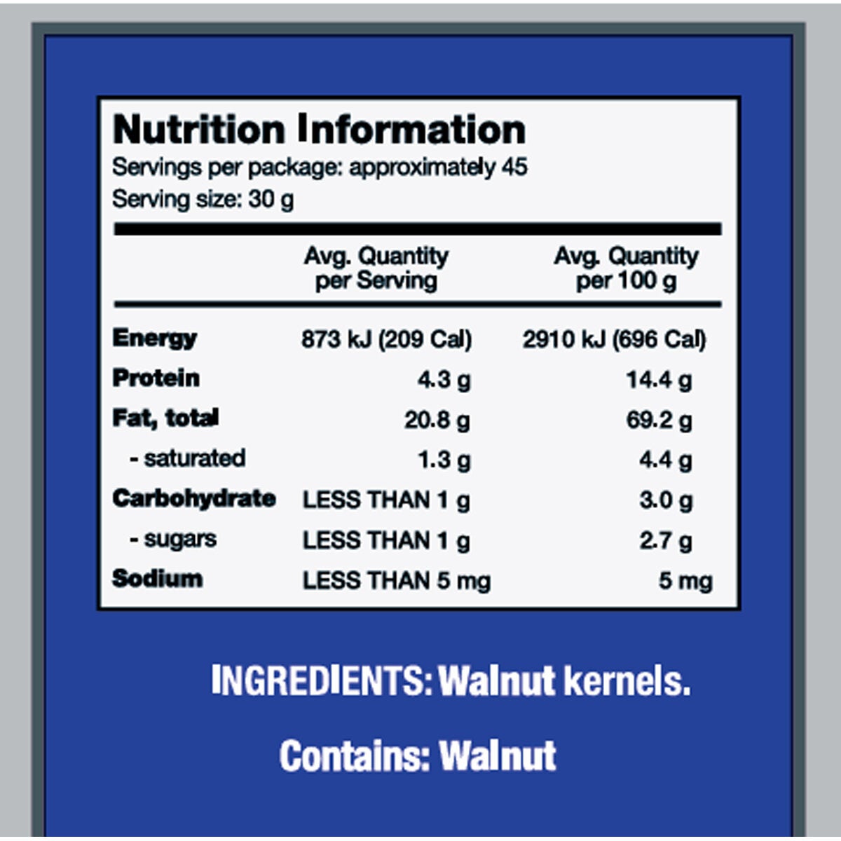 Kirkland Signature Walnuts 1.36kg Kirkland Signature Walnuts 1.36kg