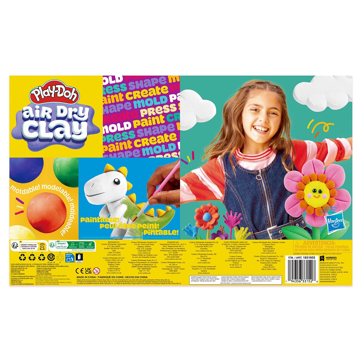 Play-Doh Variety and Air-Dry Clay Assortment