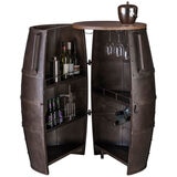 Wine Stash Iron Wine Barrel