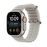 Apple Watch Ultra 4 GPS + Cellular 49mm Natural Titanium Case with Translucent Grey Ocean Band Apple Watch Ultra 4 GPS + Cellular 49mm Natural Titanium Case with Translucent Grey Ocean Band