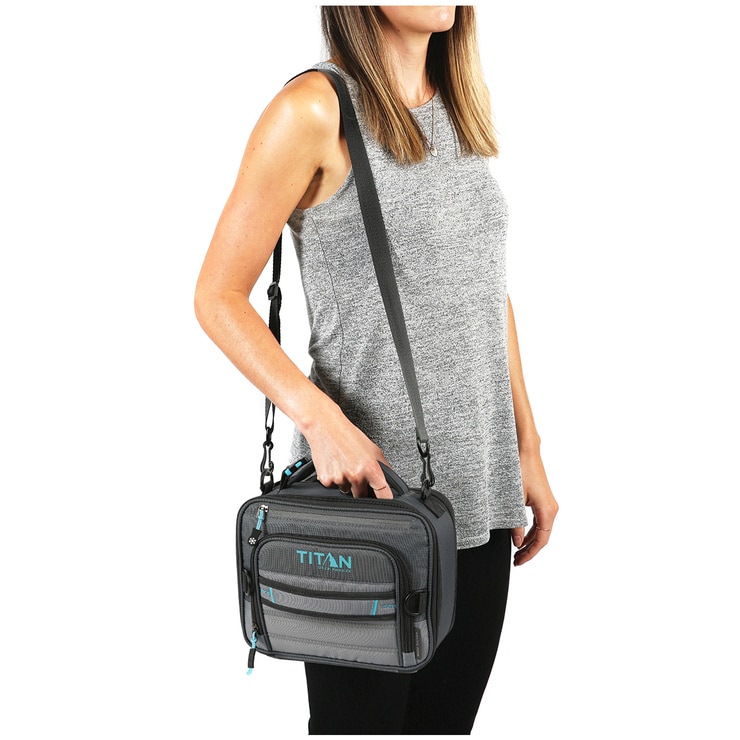 Titan Expandable Lunch Pack with Ice Packs Grey Costco Australia
