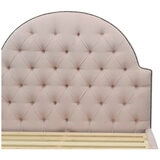 Moran Princess Queen BedHead With Encasement With Slatted Base Plush Petal
