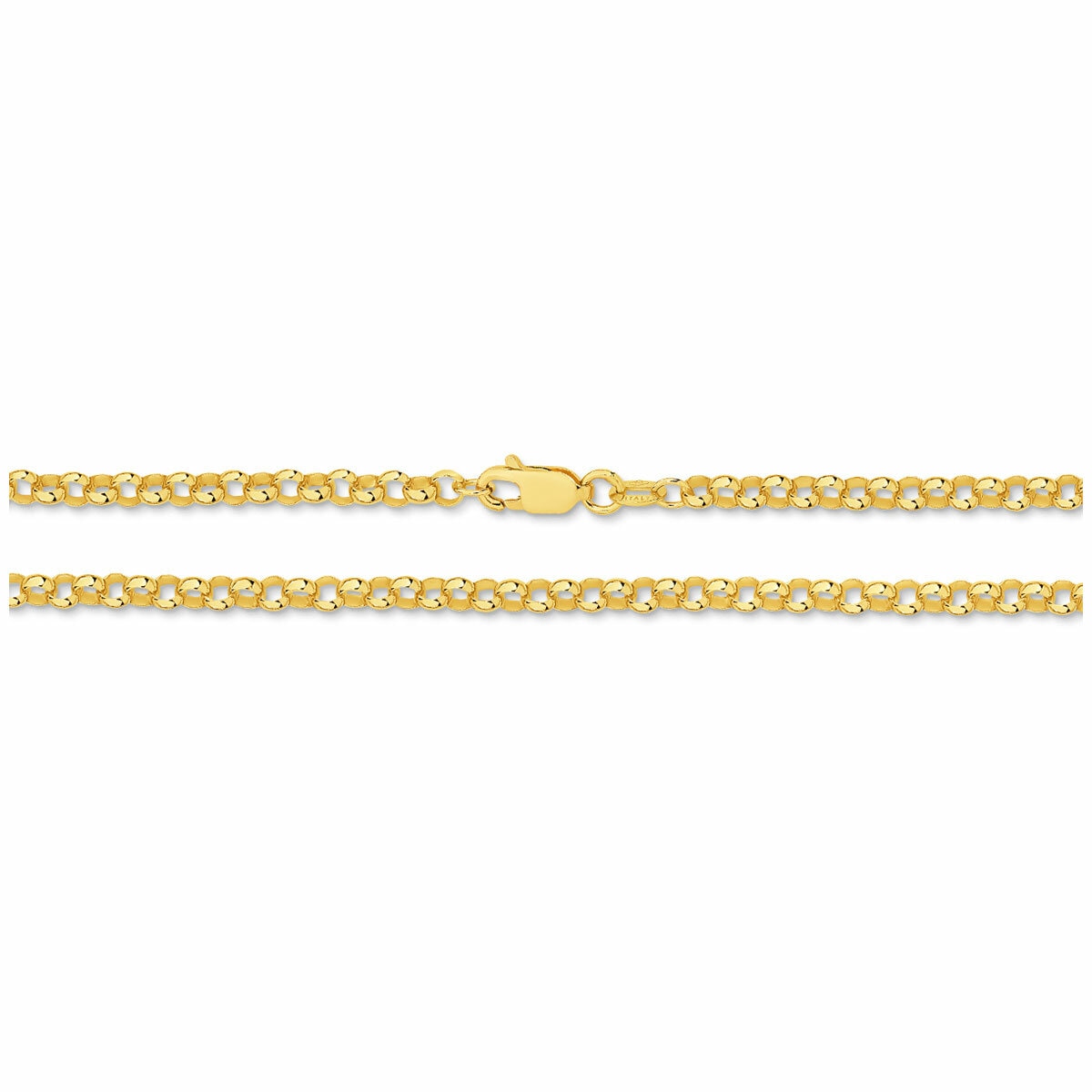 18KT Yellow Gold Belcher Bracelet 4.7g