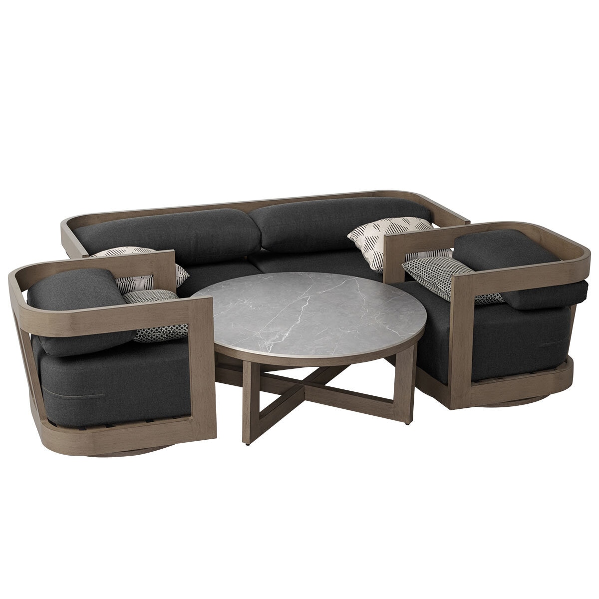 Agio Menorca 4 Piece Deep Seating Set