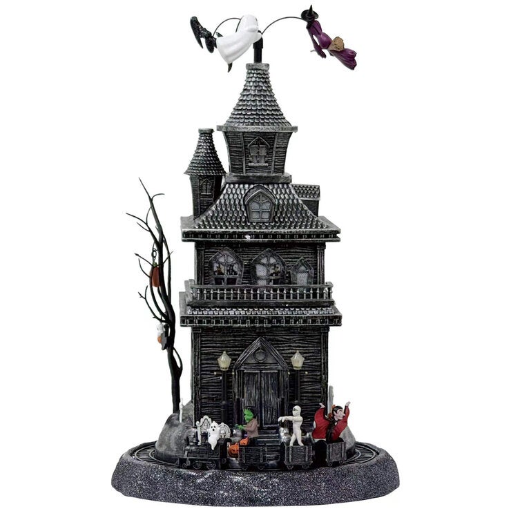 Animated Haunted Ghost House 17.5" Tall Animated Haunted Ghost House 17.5" Tall