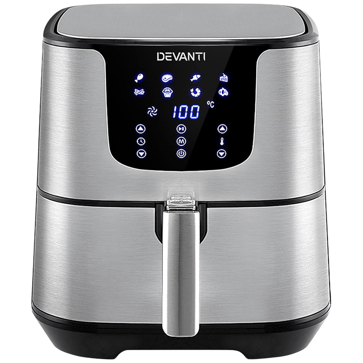 Devanti 7L Digital Air Fryer, Silver