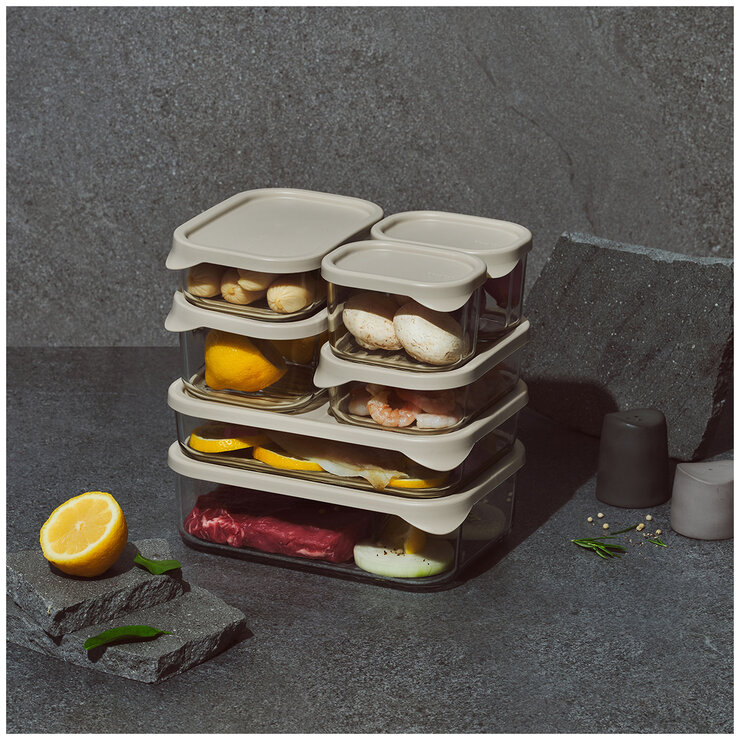 Glasslock Modular Glass Storage 7 Piece Glasslock Modular Glass Storage 7 Piece