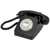 GPO 746 Rotary Telephone Black