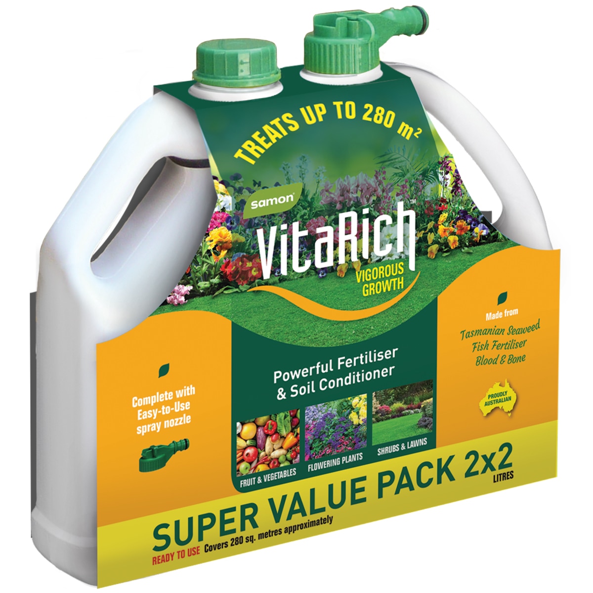 VitaRich Fertiliser 2 Litre twin pack  x 3