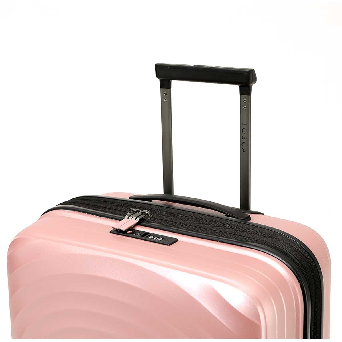 Tosca Eclipse 3 Piece Luggage Set Rose Gold