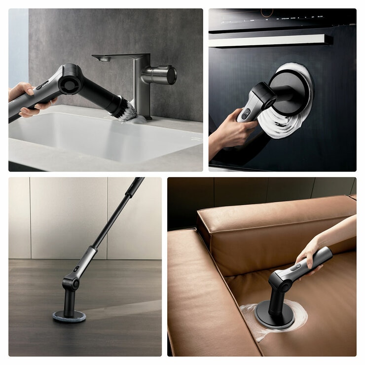 HOTO Flexi Cordless Spin Scrubber - QWQJA08