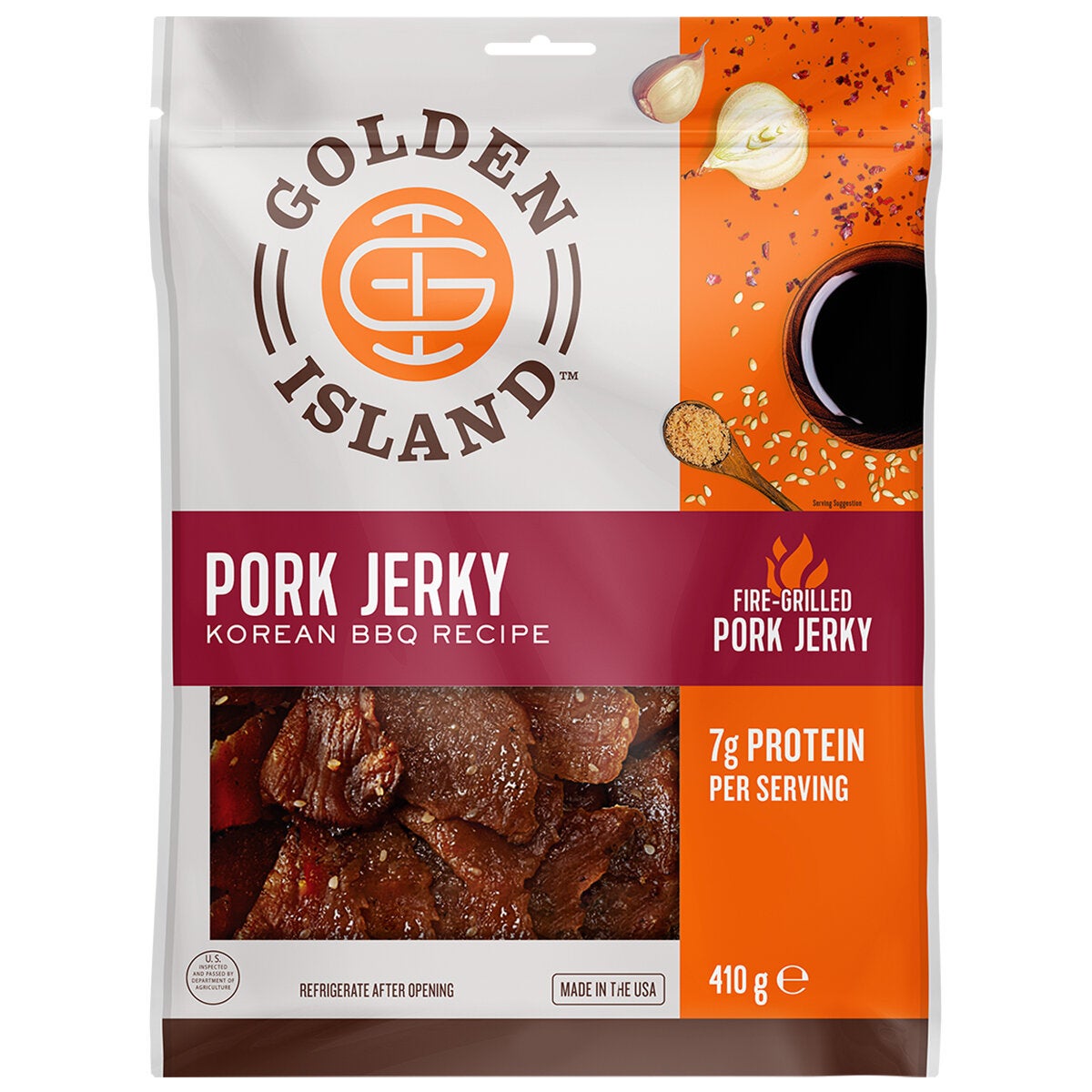 Golden Island Korean BBQ Pork Jerky 410g