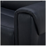 Aiden & Ivy Leather Power Reclining Sofa With Power Headrests