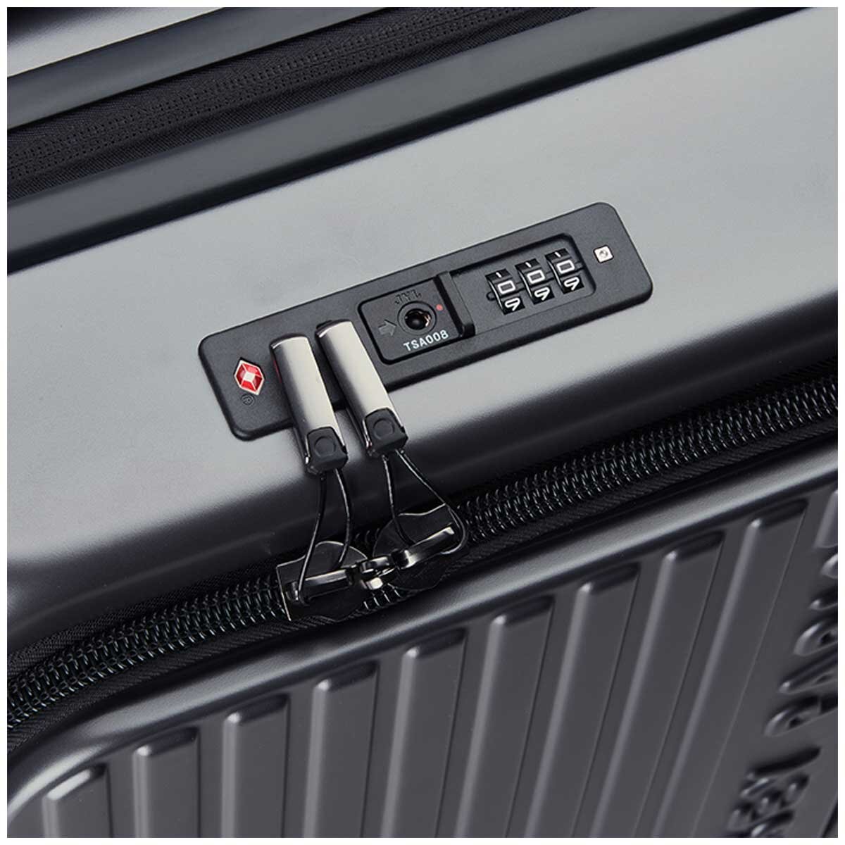 Hybrid Hardside Carry On With Front Lid Opening