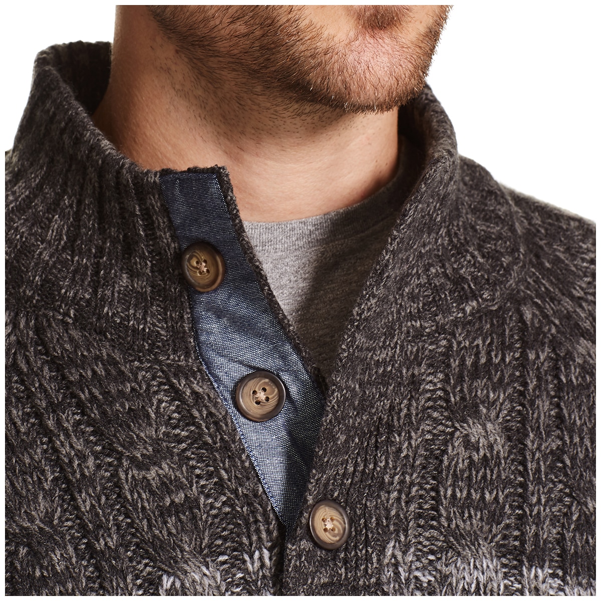 Weatherproof Sweater - Carbon Heather