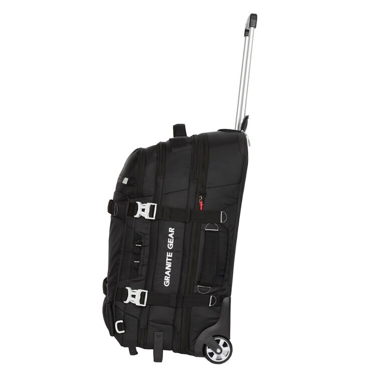 Granite Gear Wheeled Duffle Black