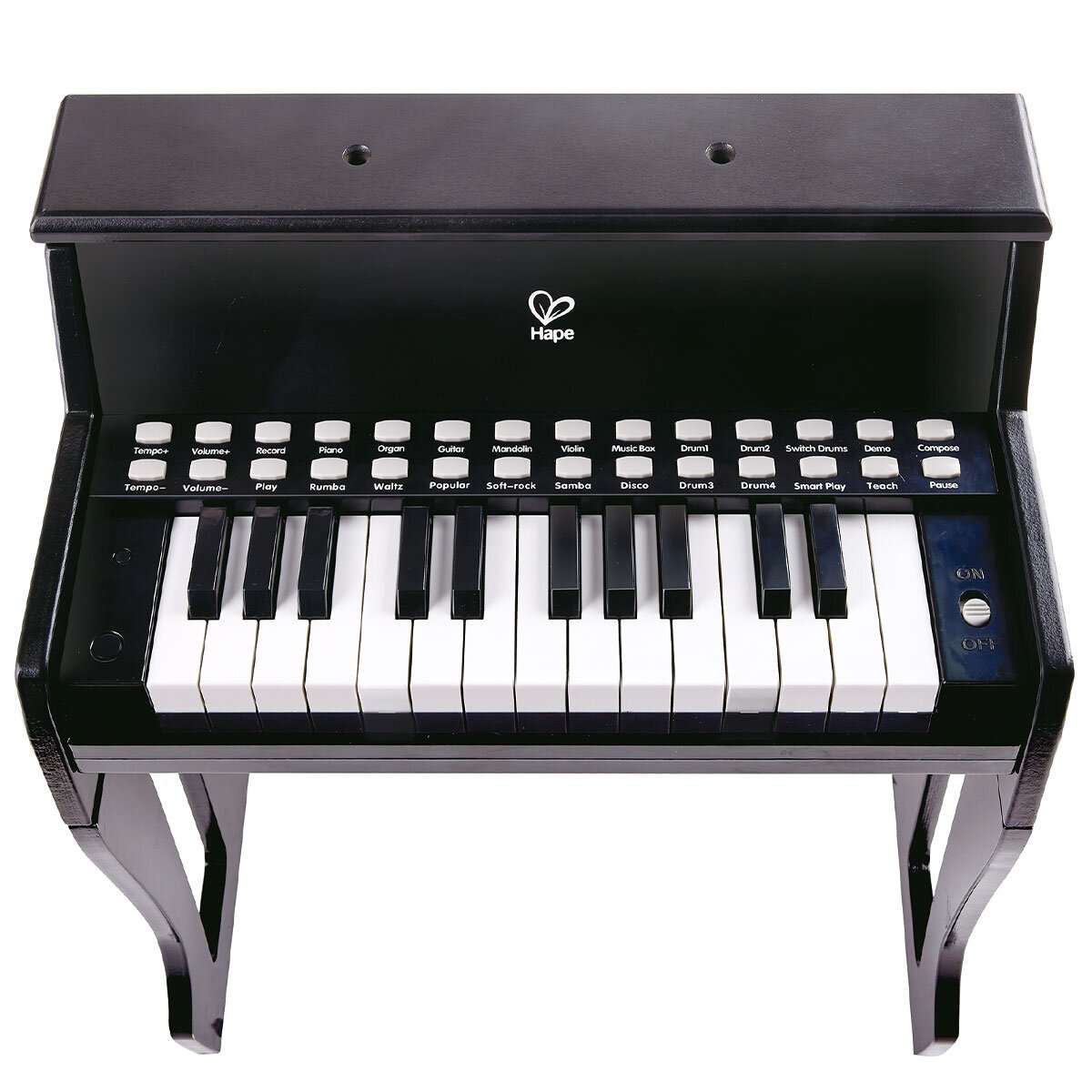Piano on sale with lights