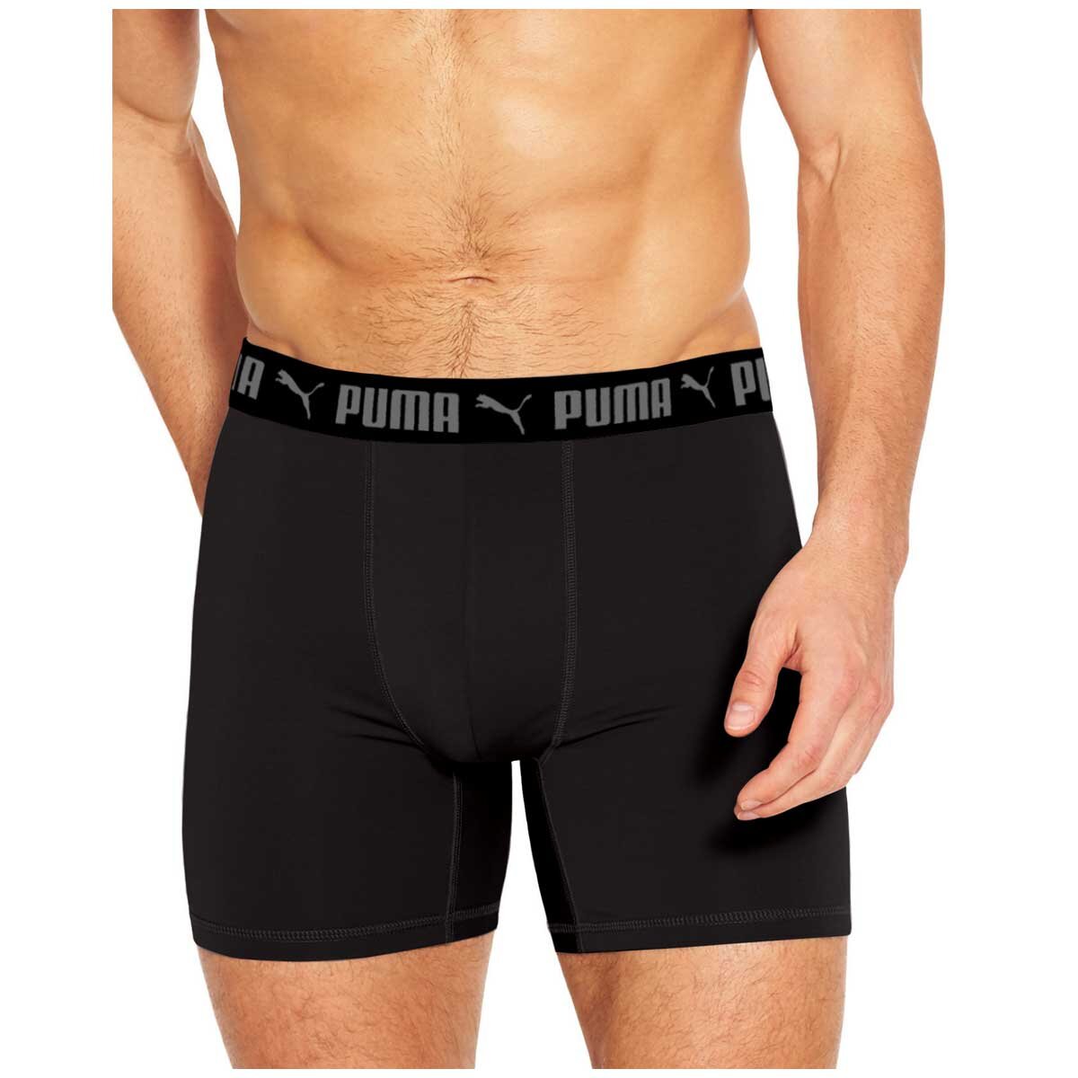 Puma Boxer 5 Pack Black Green And Grey