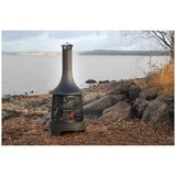 Black Matte Chiminea