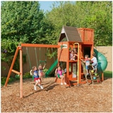 Cedar Summit Hilltop Swing Set & Play Centre